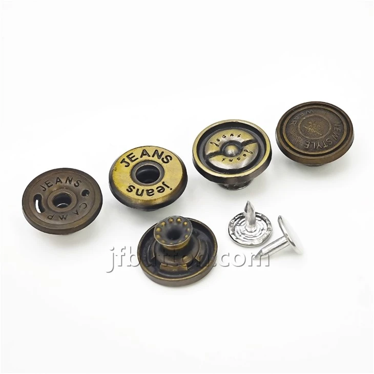 Metal Tack Button For Jeans