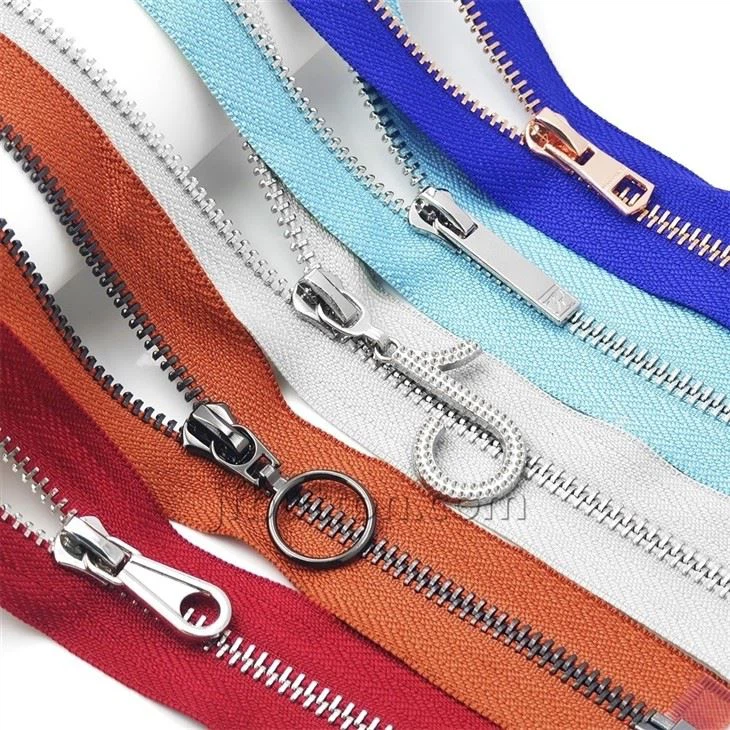 Colored Metal Zippers