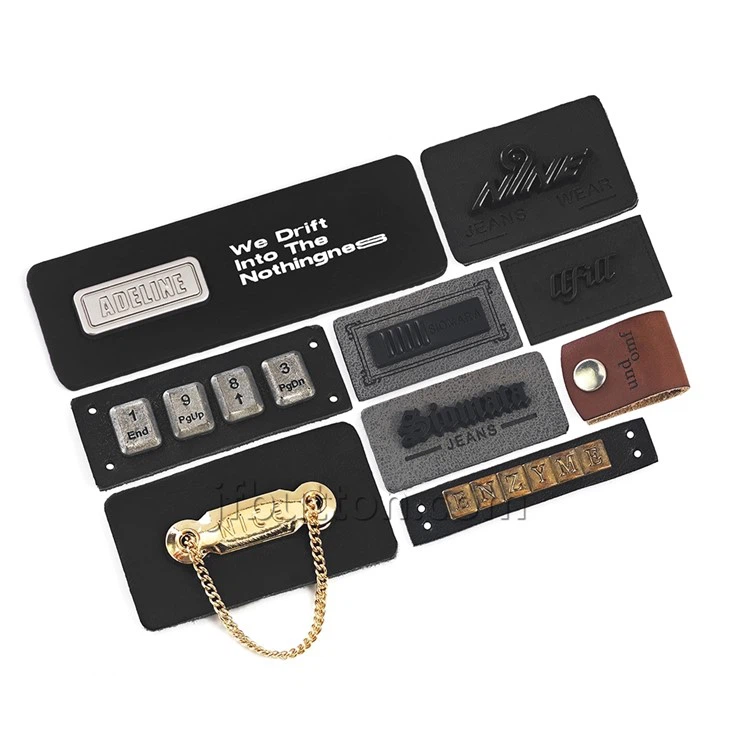 Custom Leather Label For Jeans