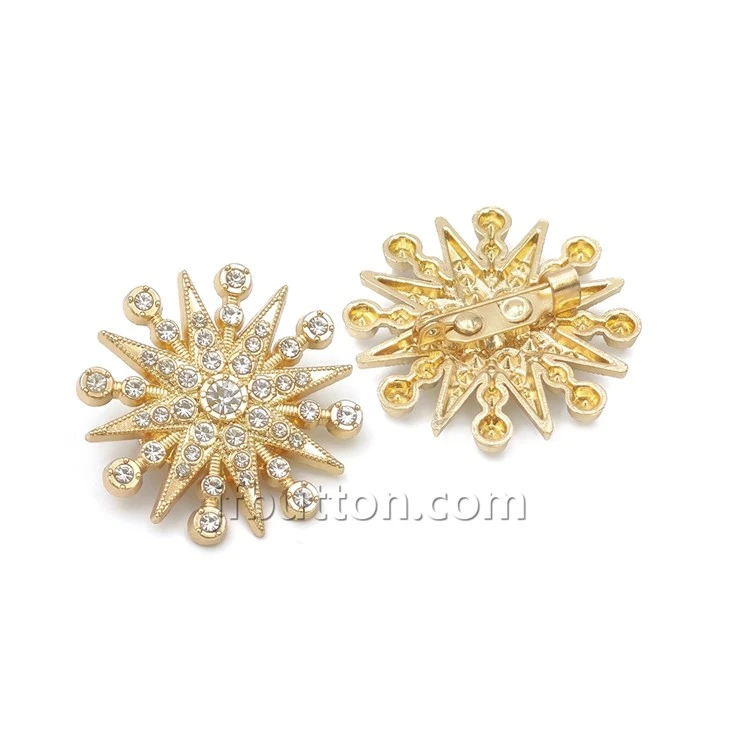 Gold Blazer Pins With Pearl high quality
