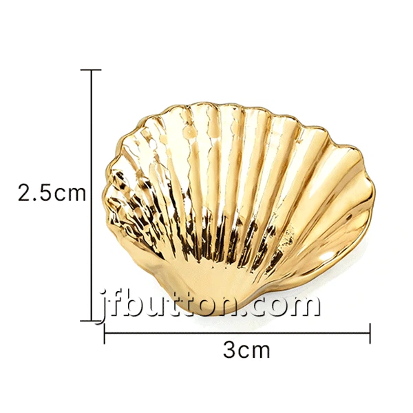 Gold Shell Shaped Buttons suppliers