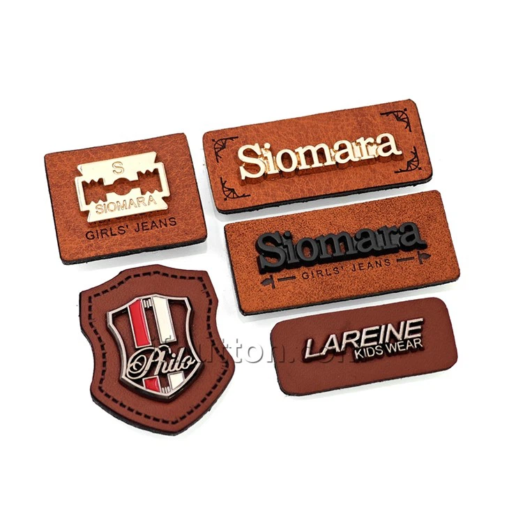 Jeans Brown Leather Patch suppliers