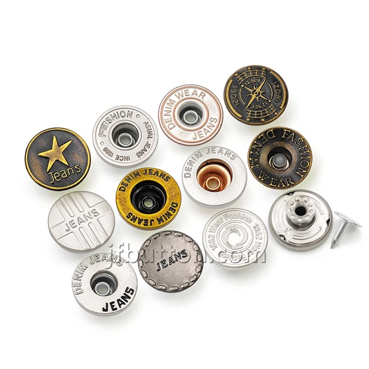 Metal Tack Buttons for Jeans factory