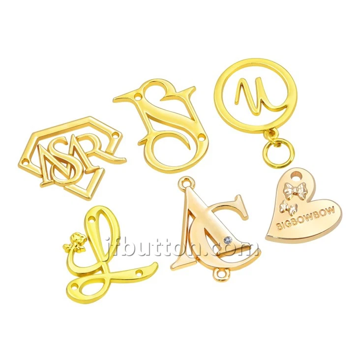 Small Metal Logo Tags