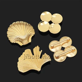 Ginkgo Yaprağı Mayo Metal Toka