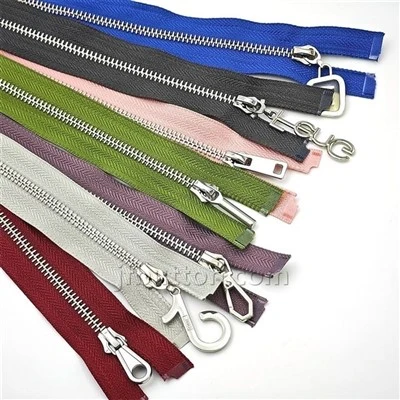 Elbise için metal fermuarlar