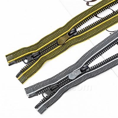 Kalıplanmış plastik iki - Yol Ayrı fermuar