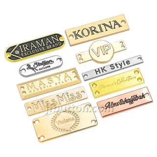 Kişiselleştirilmiş Metal Giyim Etiketleri