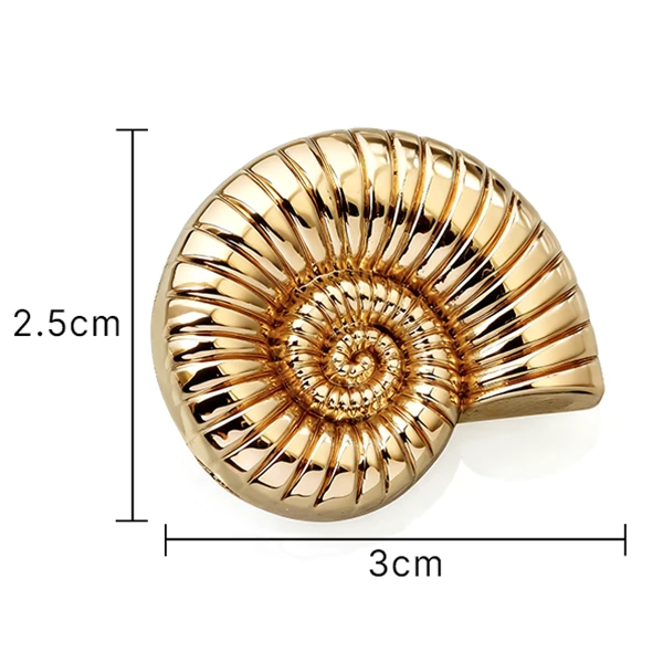 Vintage Snail Shape Button With Pearl suppliers