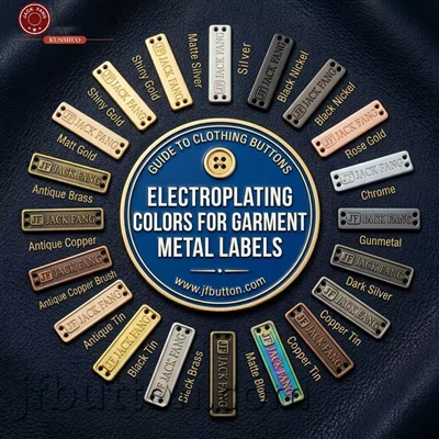 Giysi Metal Etiketleri için Galvanik Renkler